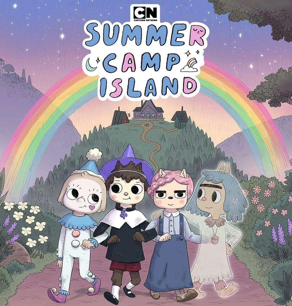 image of the summer camp island promotional artwork