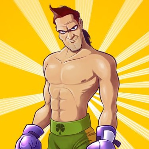 a picture of aran ryan from the game punch out for the nintendo wii